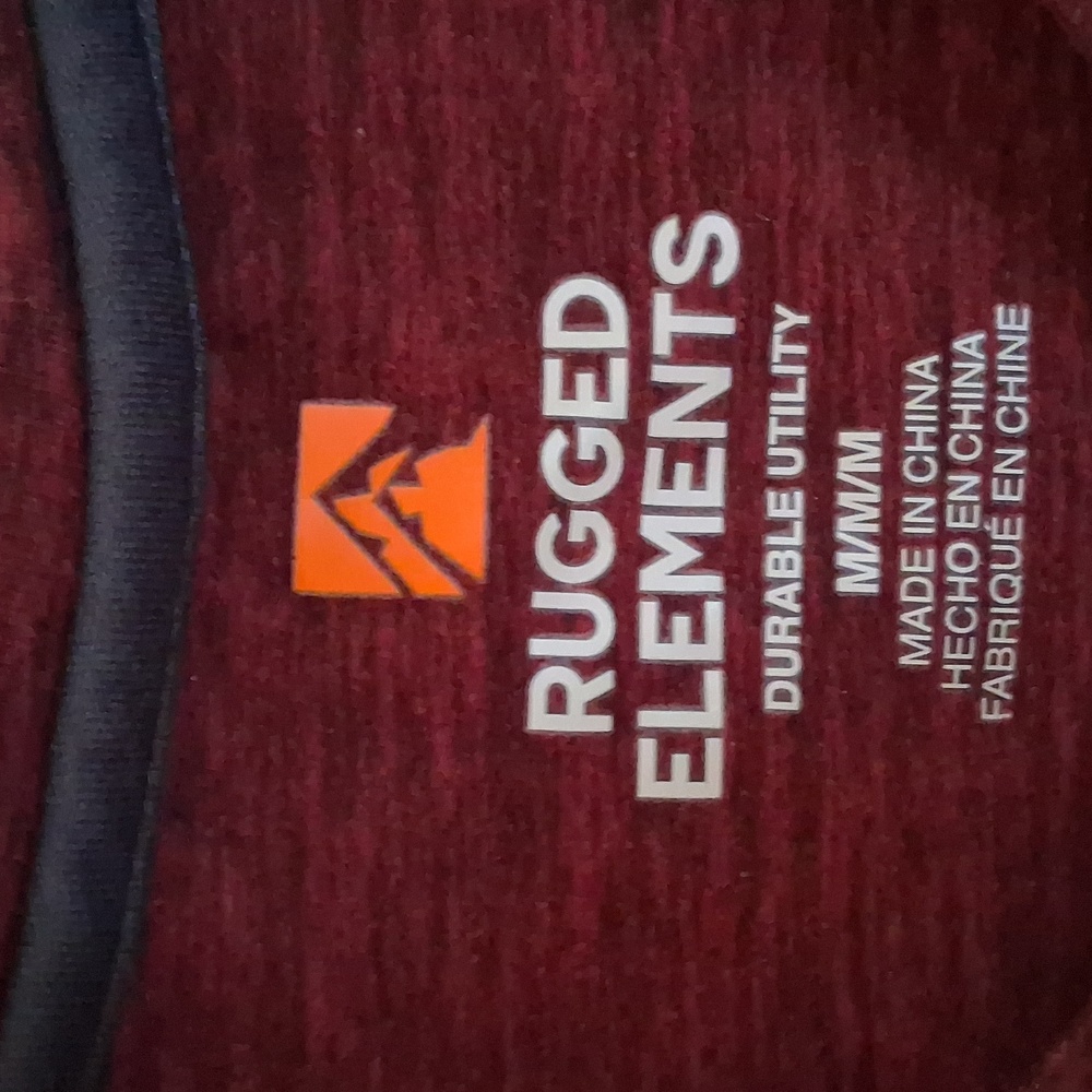 Rugged Elements Men's Medium Maroon Stretch Suede… - image 3